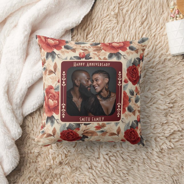 Best Wedding 20Th Anniversary Throw Pillow  (Blanket)