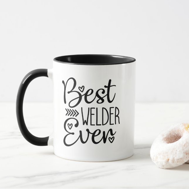 Best Welder Ever Mug (With Donut)