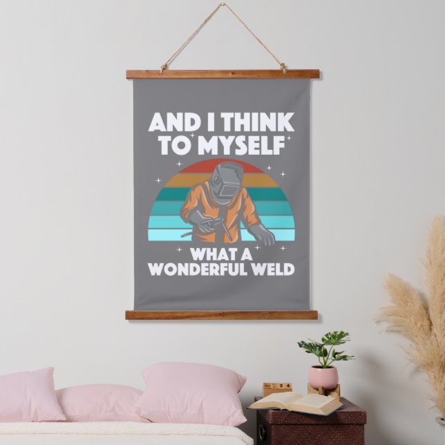 Best Welding Art Men Women Arc Welder Pipeliner Ir Hanging Tapestry (Bedroom)