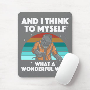 Best Welding Art Men Women Arc Welder Pipeliner Ir Mouse Pad