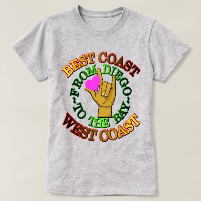 Best West Mocha Luv T-Shirt (Design Front)
