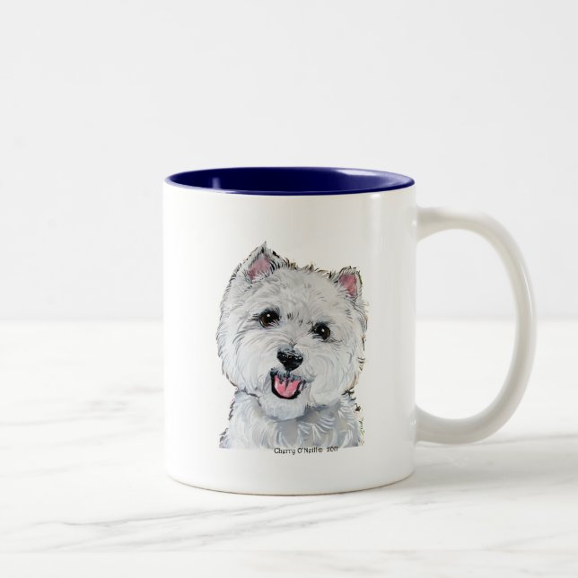 Best Westie! Two-Tone Coffee Mug (Right)