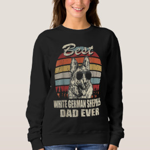 Best White German Shepherd Dad Ever Christmas Paja Sweatshirt