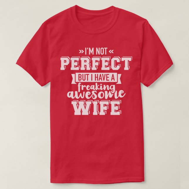 Best wife gift for hus valentines day T-Shirt (Design Front)
