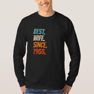 Best Wife Since 1955 67nd wedding anniversary T-Shirt