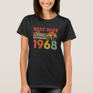 Best Wife Since 1968 Epic Matching 55th Wedding An T-Shirt