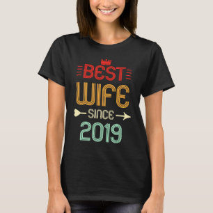 Best Wife Since 2019 2nd Wedding Anniversary T-Shirt