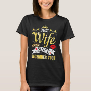 Best Wife Since December 1998 Happy Married 24 Yea T-Shirt