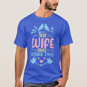 Best Wife Since October 1992 Wedding Marry 30 Year T-Shirt