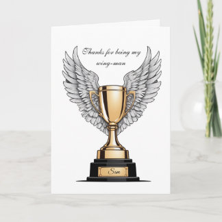 Best Wingman Appreciation  Card