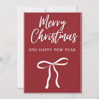 Best Wishes Christmas Holiday Card