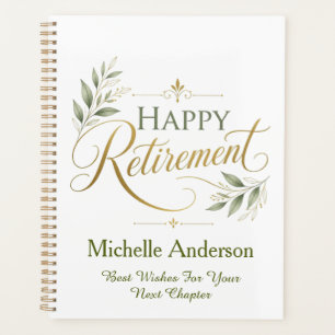 Best Wishes For Your Next Chapter Personalised Planner