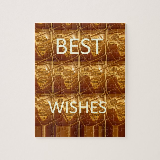 Best Wishes from Africa: A Golden Continent Jigsaw Puzzle (Vertical)