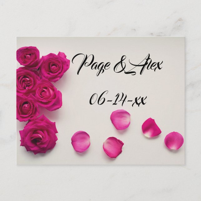 Best Wishes Newly Weds Wedding Destiny's Destiny Postcard (Front)