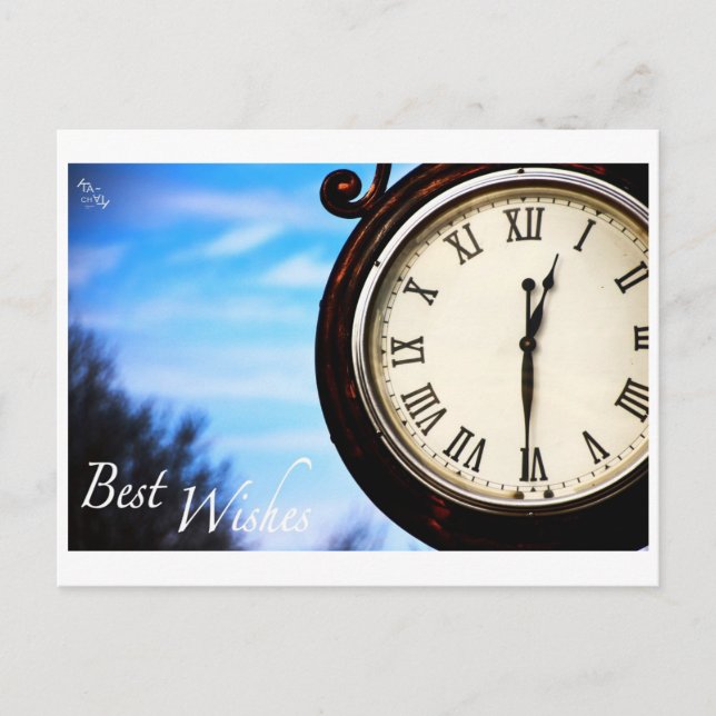Best Wishes Postcard (Front)