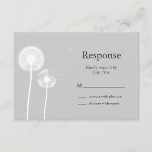 Best Wishes! RSVP (black) Card