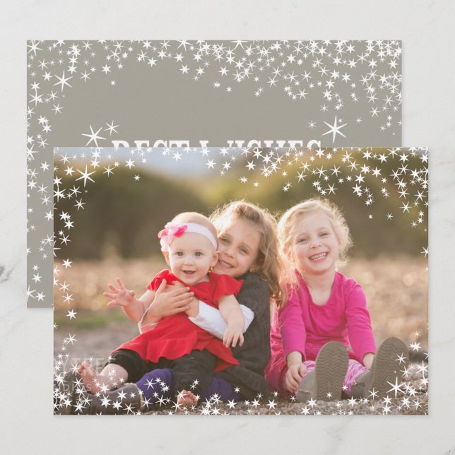 Best Wishes This Christmas Photo Card (Front/Back)