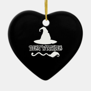 Best Witches Funny Witch Shirt Halloween 2021 Ceramic Tree Decoration