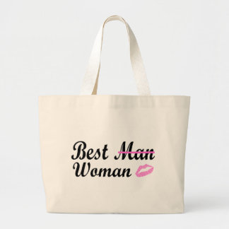 Best Woman (Lips) Large Tote Bag