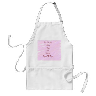 Best woman mum wife daughter add name text female standard apron