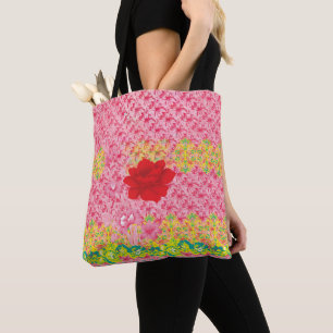 Best Work Tote Hot Pink & Monogrammed Bags