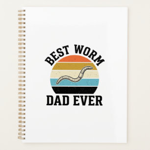 Best Worm Dad Ever Vintage Worm Shirt Design_1 Planner