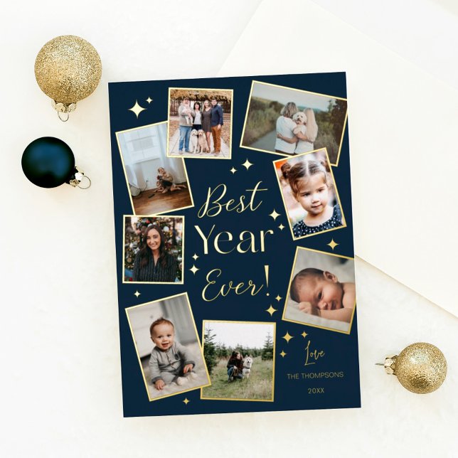 Best Year Ever! 8 Family Photo Scrapbook Collage (Creator Uploaded)