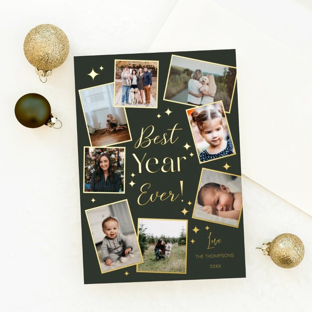 Best Year Ever! 8 Family Photo Scrapbook Collage (Creator Uploaded)