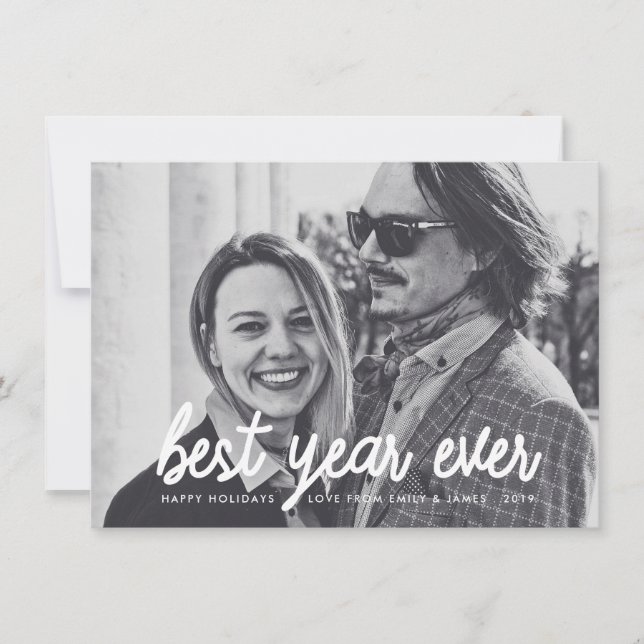 Best Year Ever Holiday Card (Front)