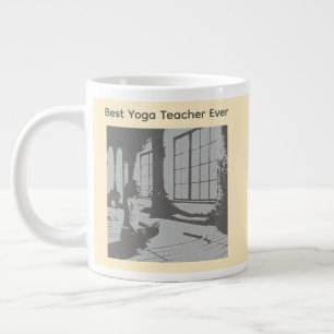Best Yoga Teacher Ever Large Coffee Mug