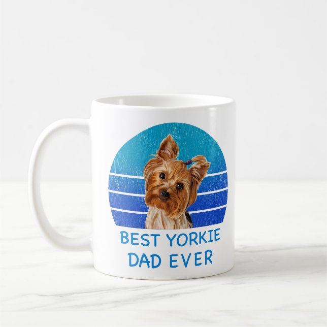 Best Yorkshire terrier dad ever  Coffee Mug (Left)