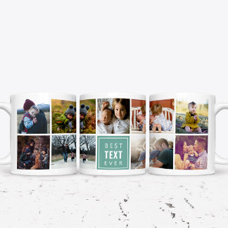 Best "Your Text Here" Ever Custom Photo Large Coffee Mug