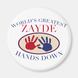 Best Zayde Hands Down Magnet