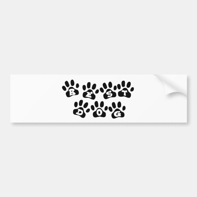 Bestdog Bumper Sticker (Front)
