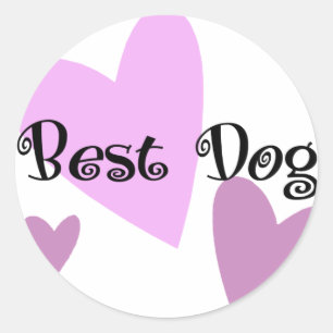 Bestdog Classic Round Sticker