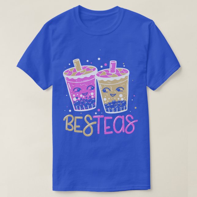 BesTeas Funny Bubble Tea BFF Bestie Cute Kawaii T-Shirt (Design Front)