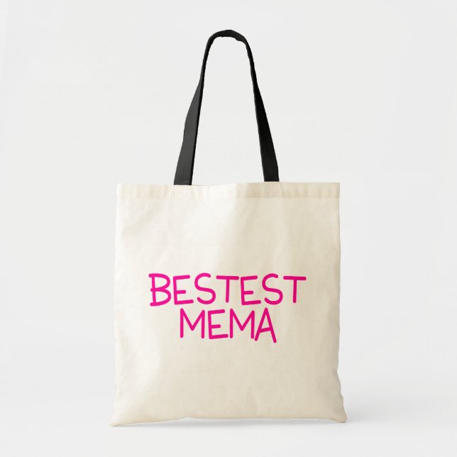 Bestest Mema Tote Bag (Front)