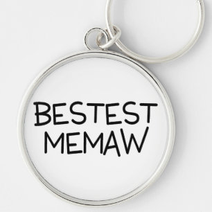 Bestest Memaw Key Ring