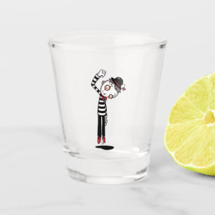 Bestest Mime Ever Shot Glass