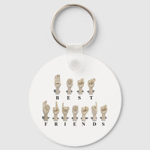 BestFriendsAmeslan062511 Key Ring