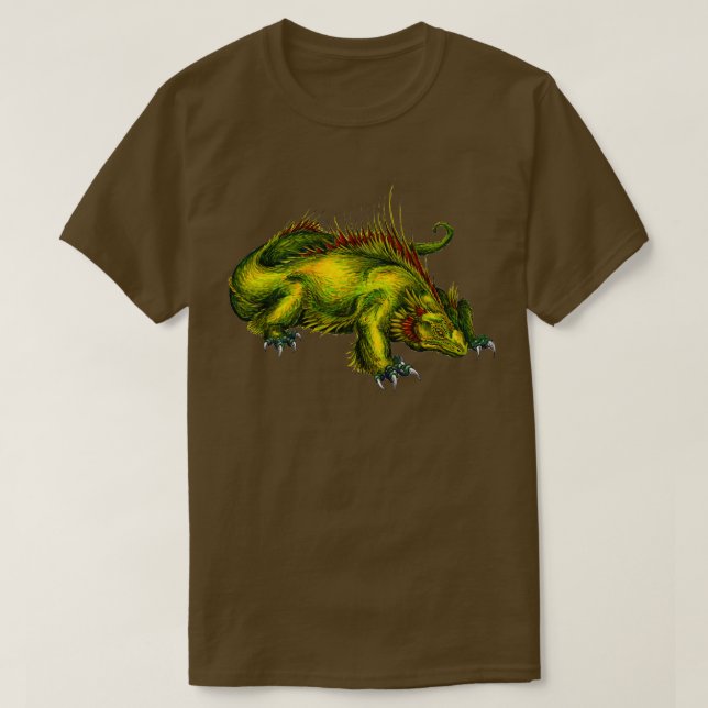 Bestiary 7  The Kat Lizard  T-Shirt (Design Front)