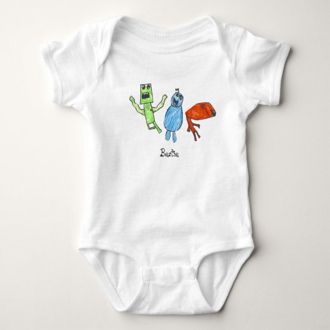 Bestie4You Baby Bodysuit (Front)