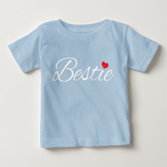 Bestie Baby Blue Baby T-Shirt (Front)
