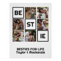 Bestie Best Friends 6 Photos and Personalised Text