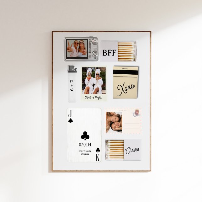 Bestie Birthday Gift Personalised Poster (Bestie Birthday Gift Personalized Poster)