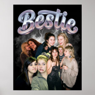 Bestie Custom Photo Collage Poster