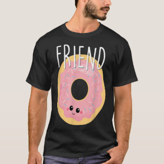 Bestie Cute Food BFF Best Friend Donut Teen Fu T-Shirt