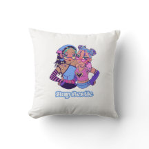 Bestie Forever Throw Pillow