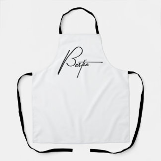 “Bestie” Funny Apron – Cooking with Attitude