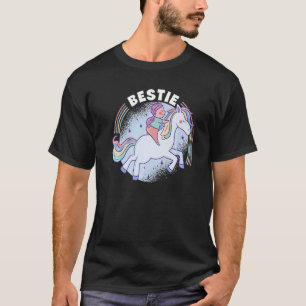 Bestie Graphic Horse Lover Equestrian Rider Horses T-Shirt